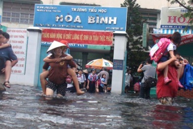 Lội bùn đi học
